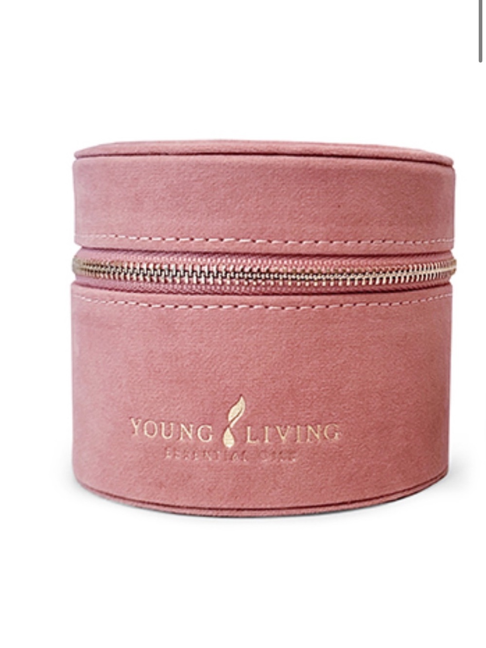 Young Living Pink Round Travel Case for essential oils